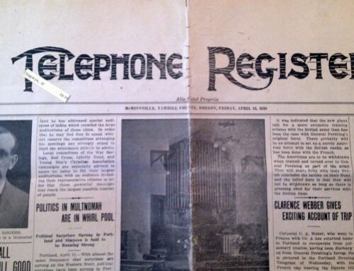 Old Telephone Register